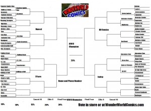 March Madness 2013 Bracket after Block 2