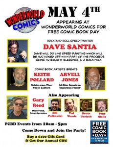 Free Comic Book Day May 4, 2013 at Wonderworld Comics